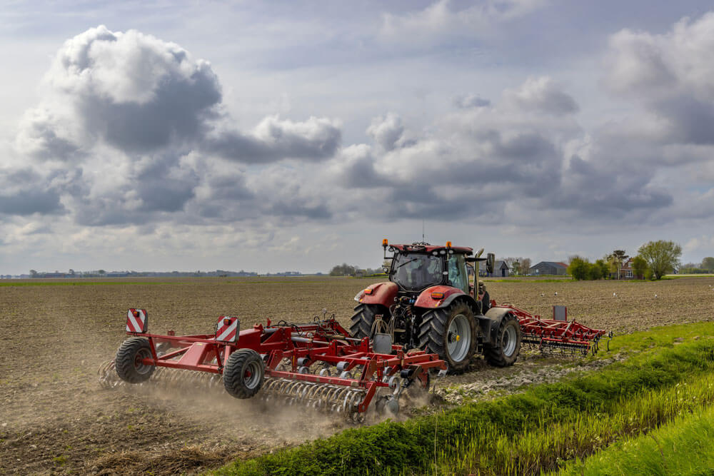 Tractor in Field